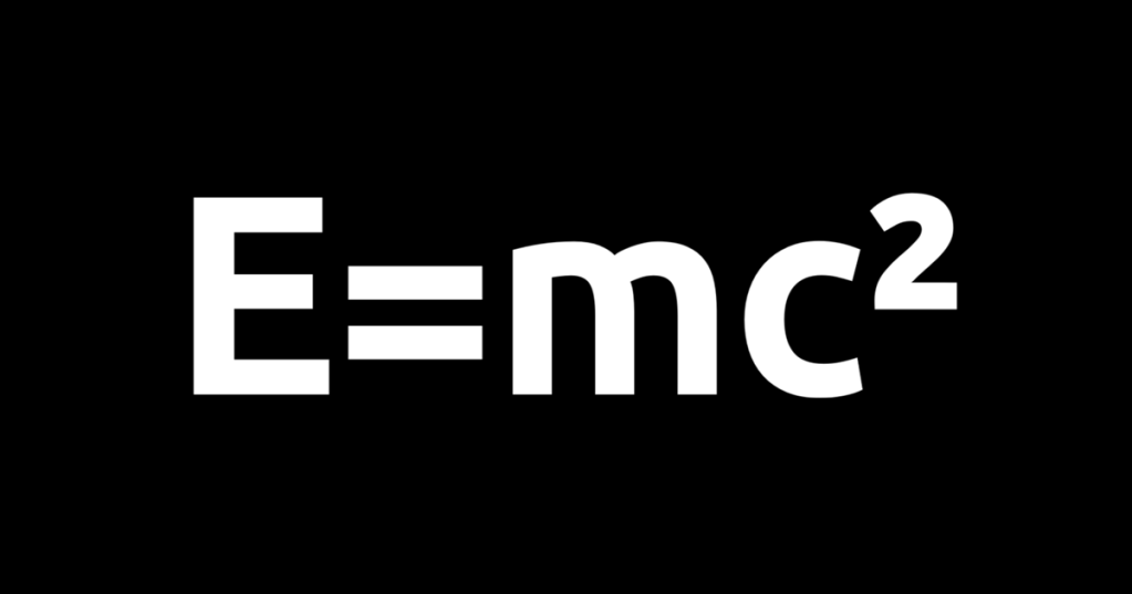 E=mc²
